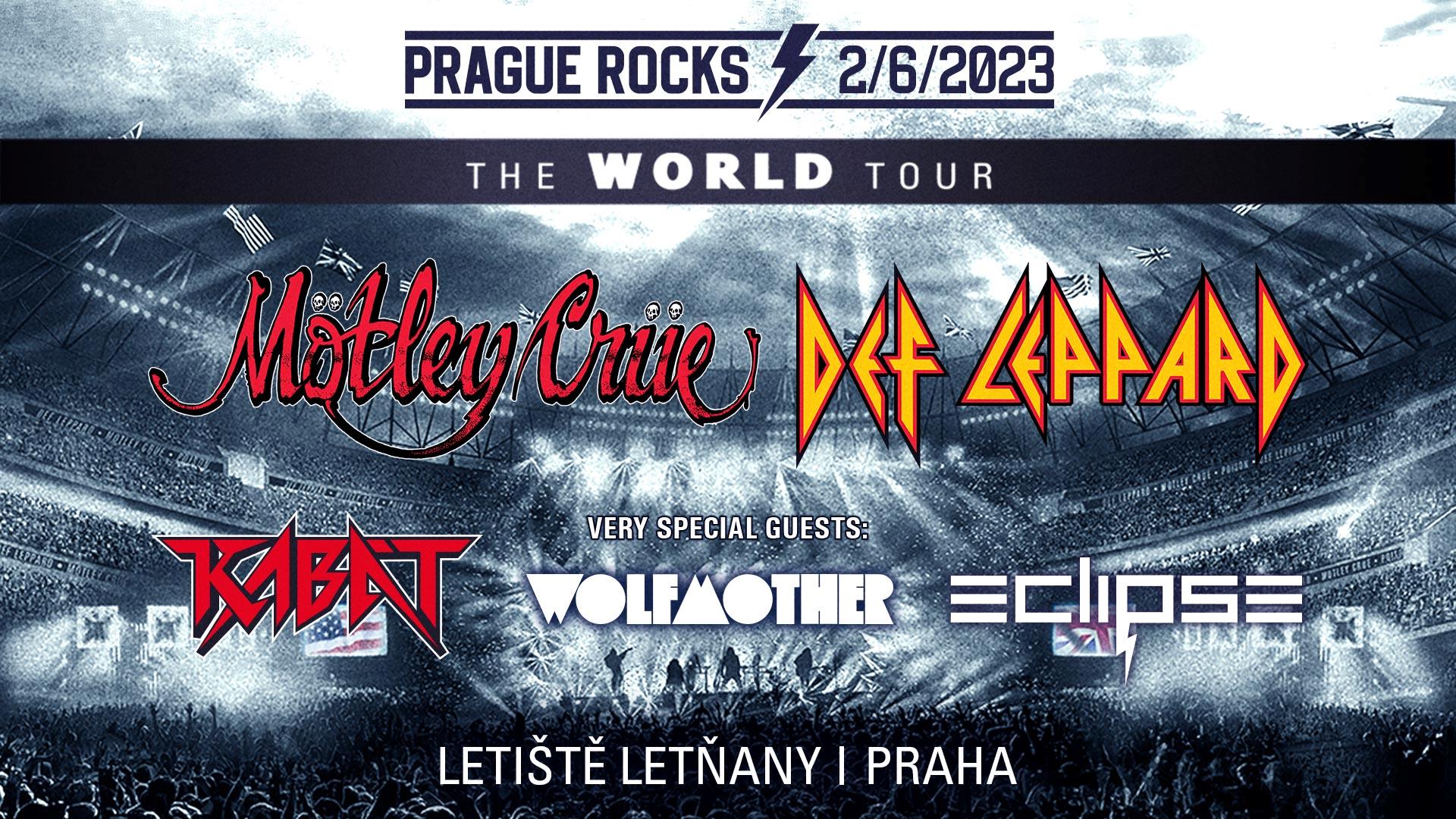 Prague Rocks Mötley Crüe & Def Leppard The World Tour 2023 Praha